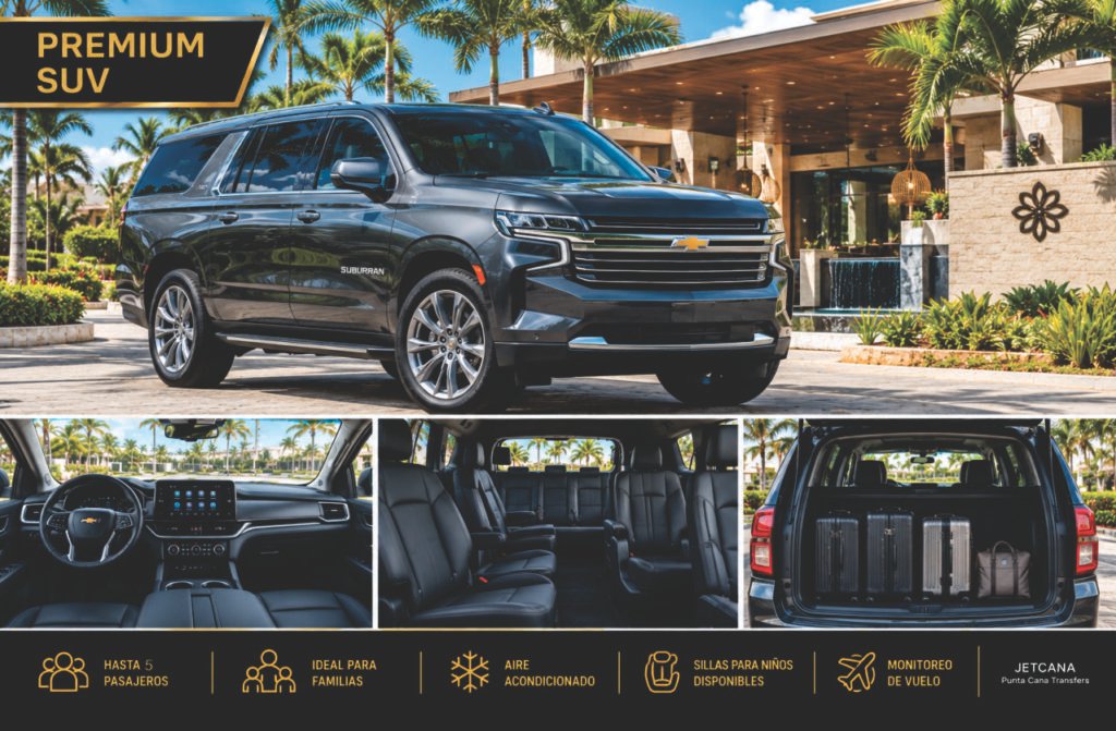 Chevrolet Suburban premium SUV transfer in Punta Cana, up to 5 passengers