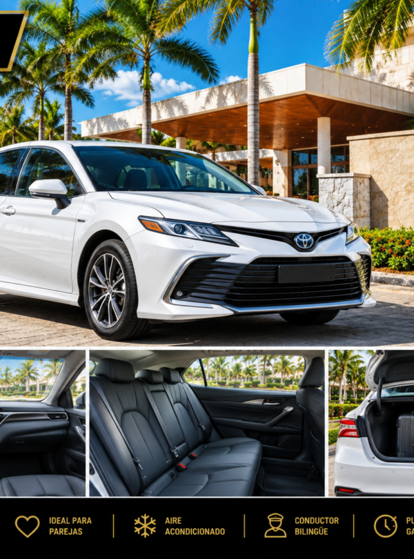 Private sedan for Punta Cana airport transfers, up to 4 passengers